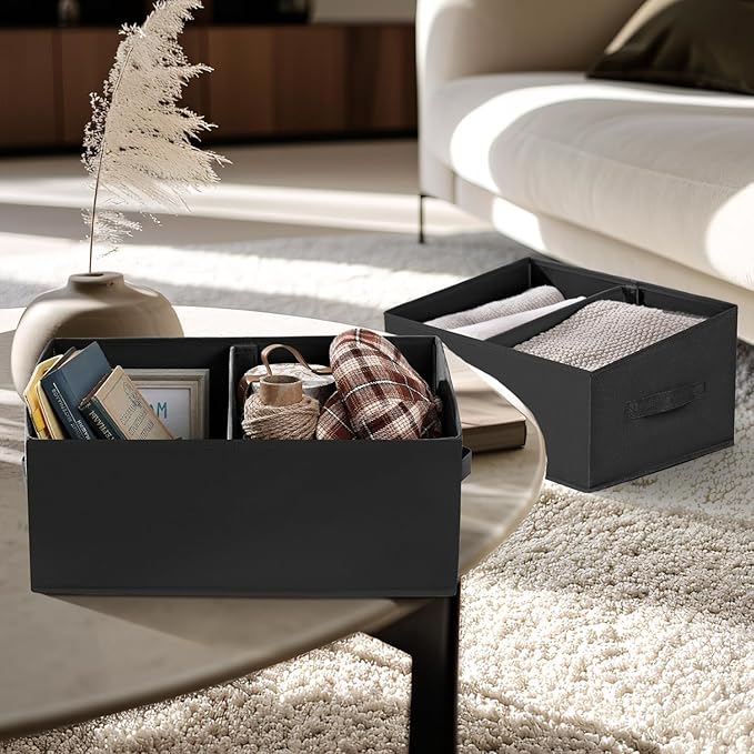 DIMJ Closet Storage Bins, 6 Pack Storage Baskets