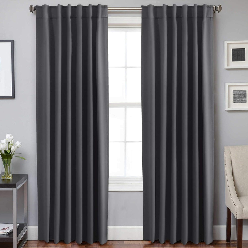 H.VERSAILTEX Blackout Curtains Thermal Insulated Window Treatment Panels Room...