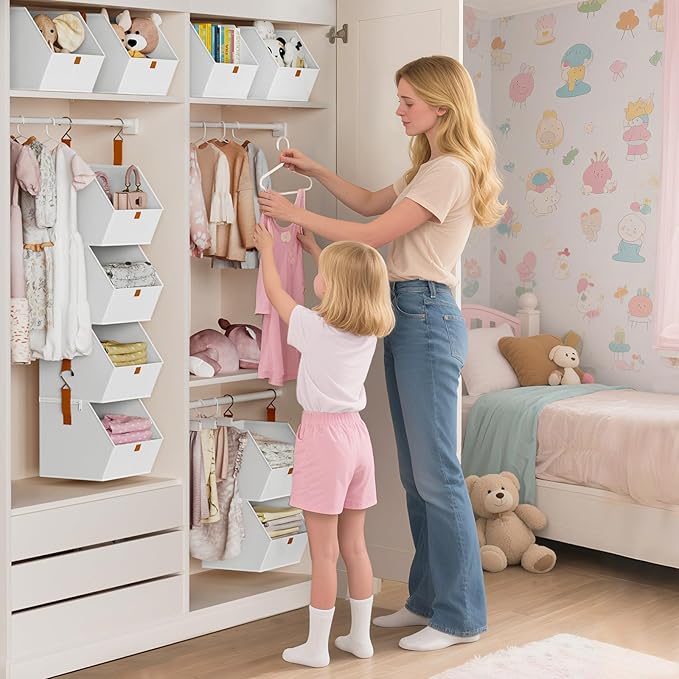 Homsorout Hanging Closet Organizer 4 Tier