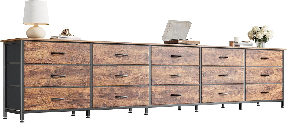 Huuger 94.5 Inch Extra Long Dresser for Bedroom, Large Dresser for Closet
