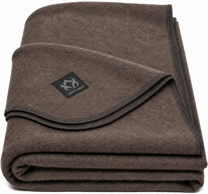 Arcturus Military Wool Blanket - Warm, Thick, Washable