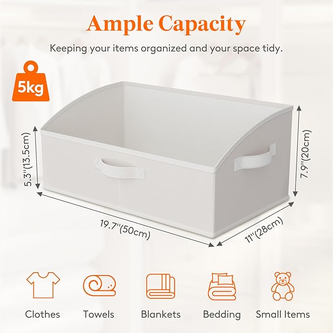 Lifewit Trapezoid Closet Storage Bins