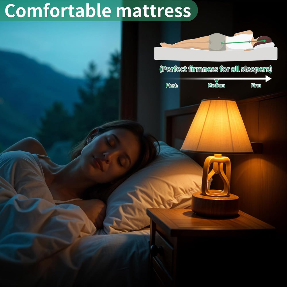 Folding Bed with Mattress,5-Inch Memory Foam Foldable Bed for Adults,500lbs C...