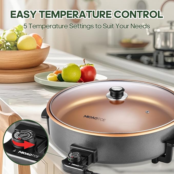 16" Extra Large Electric Skillet
