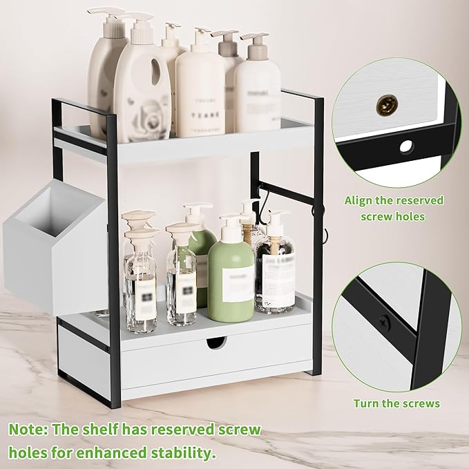 2-Tier Bathroom Counter Organizer