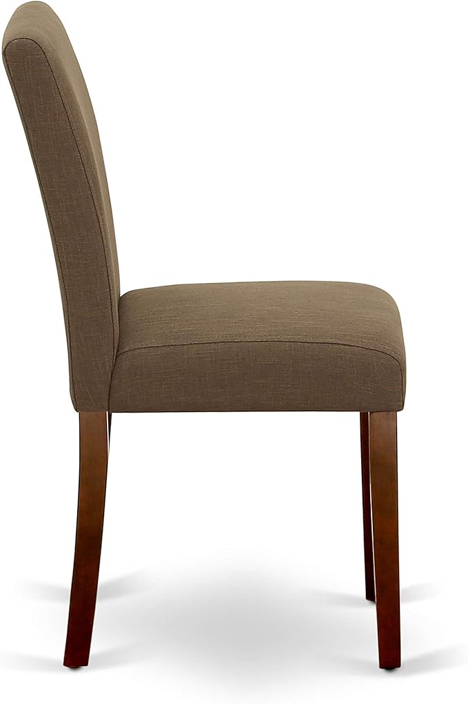 East West Furniture DUAB5-MAH-18 5 Piece Dining Set Includes a Rectangle Dini...