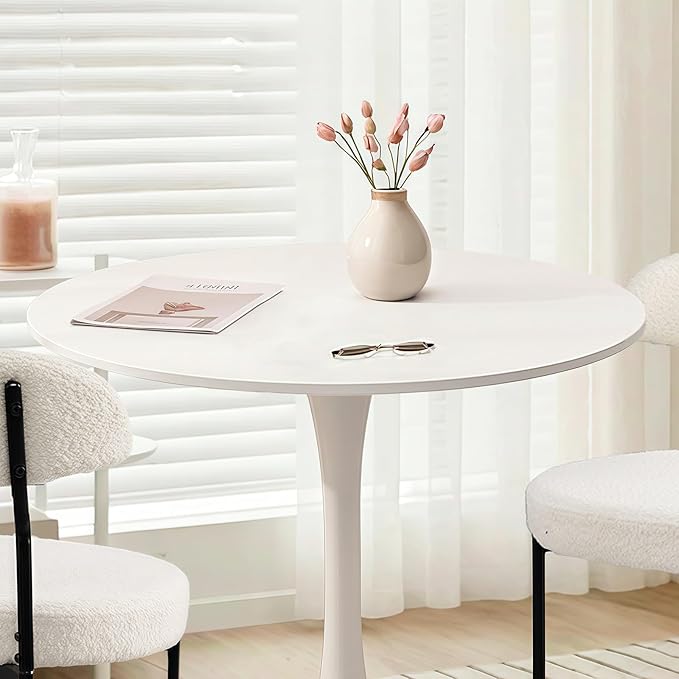 SoarFlash Kitchen Table and Chairs for 2, 24" Dining Table Set for 2 wit...