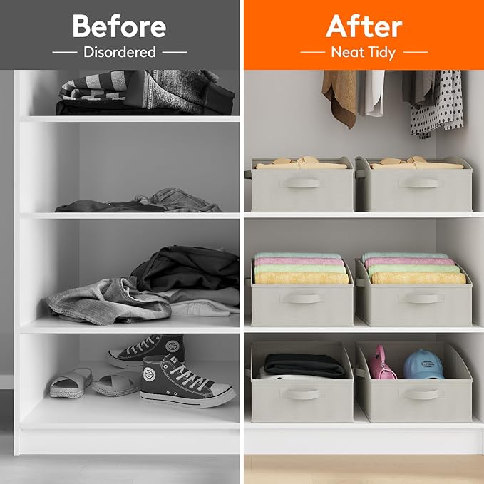 Lifewit Trapezoid Closet Storage Bins