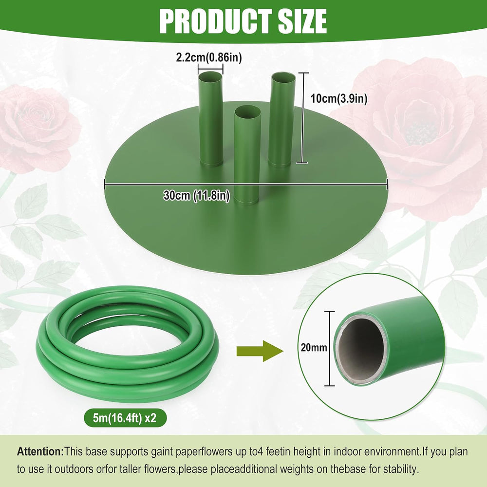 32ft Flexible Tube for Artificial Flowers, Flexible Pipe PVC Tubing Aluminum ...