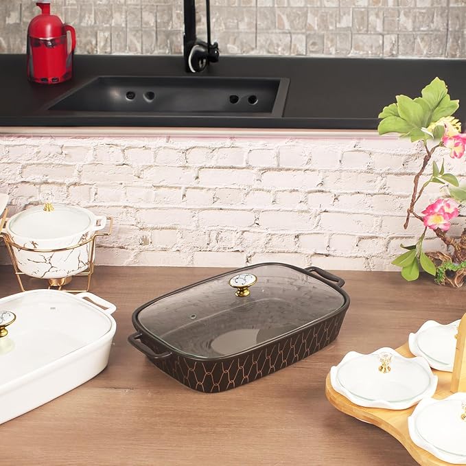 10" x 7" Ceramic Rectangular Casserole Dish