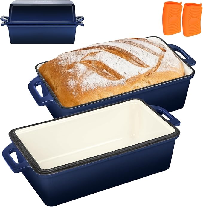 Wildone 2 in 1 Enameled Cast Iron Bread Pan