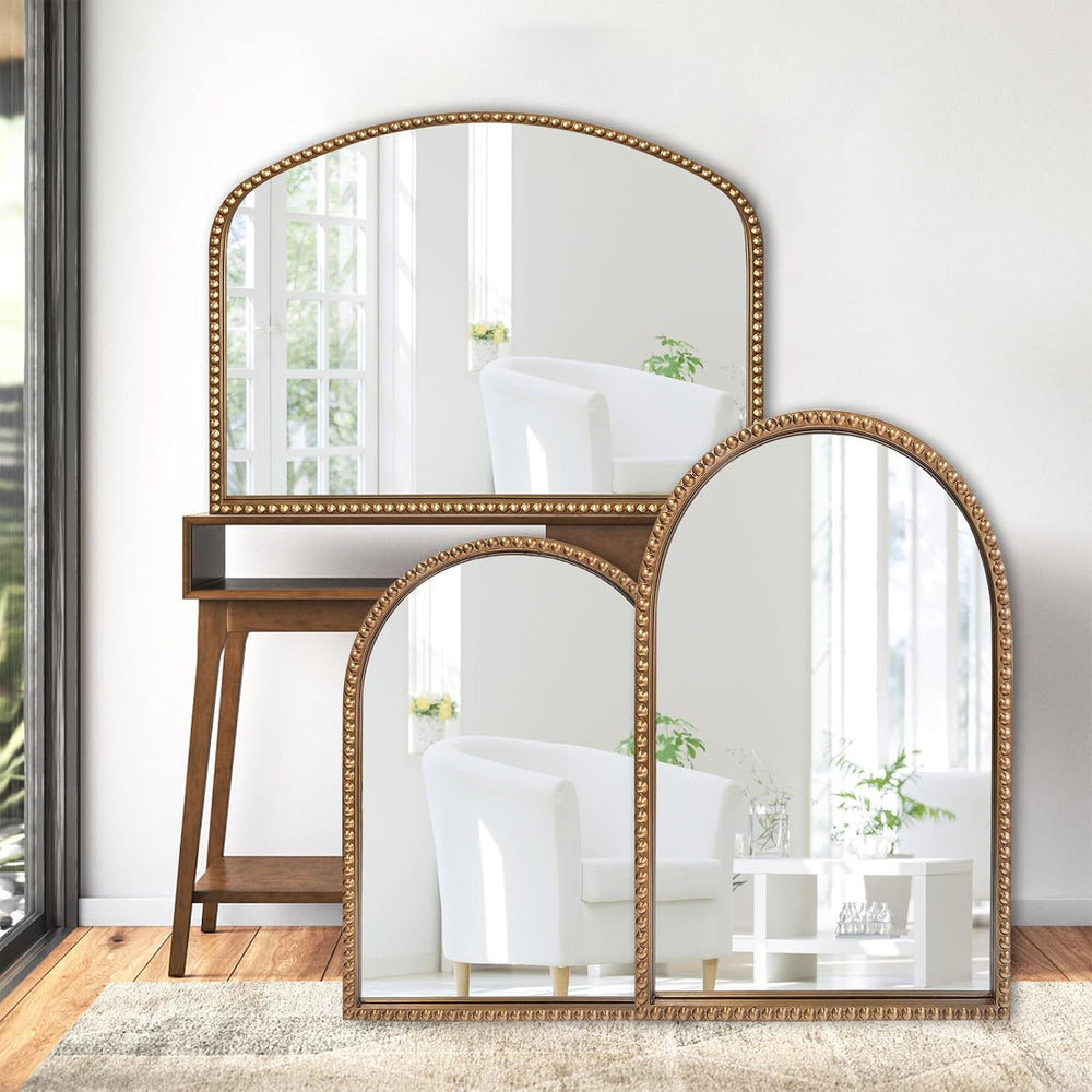 BAODANFU Traditional Arch Mirror for Bathroom, 20" x30" Baroque Ant...