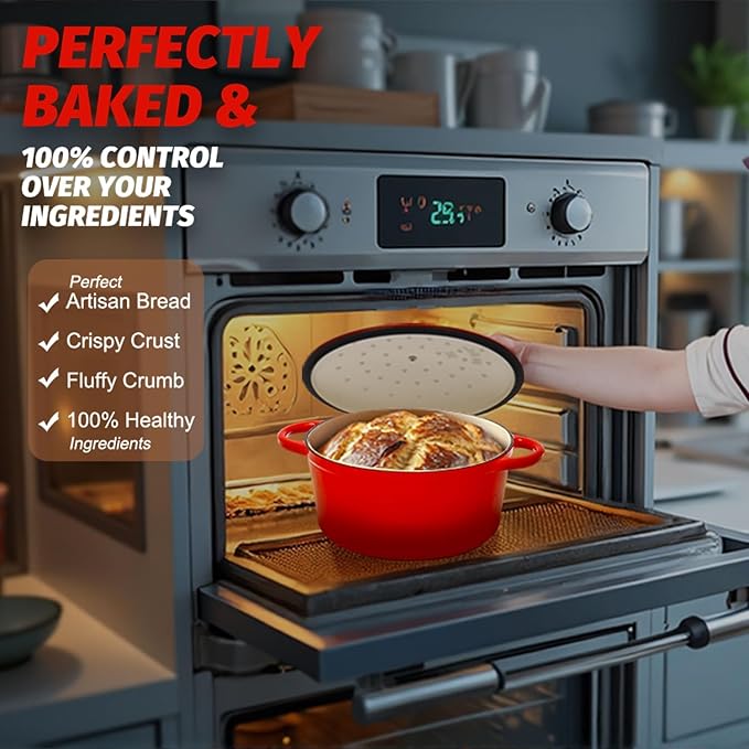 5QT Enameled Cast Iron Dutch Oven