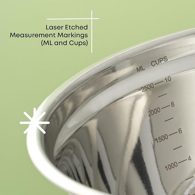 JoyJolt Stainless Steel Mixing Bowls
