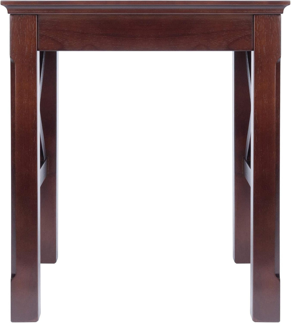 Winsome Xola Nesting Tables, Cappuccino | Small Square Coffee or End Table Se...