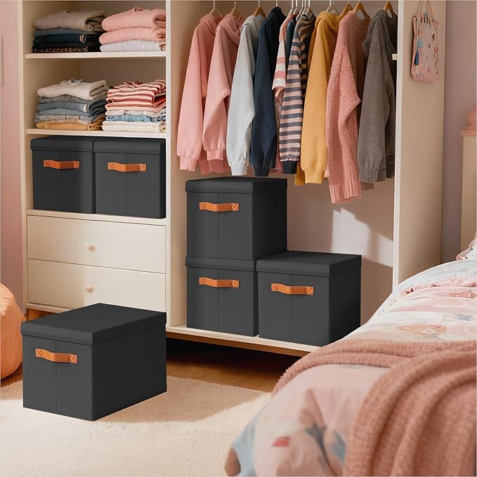 Homsorout Storage Bins with Lids