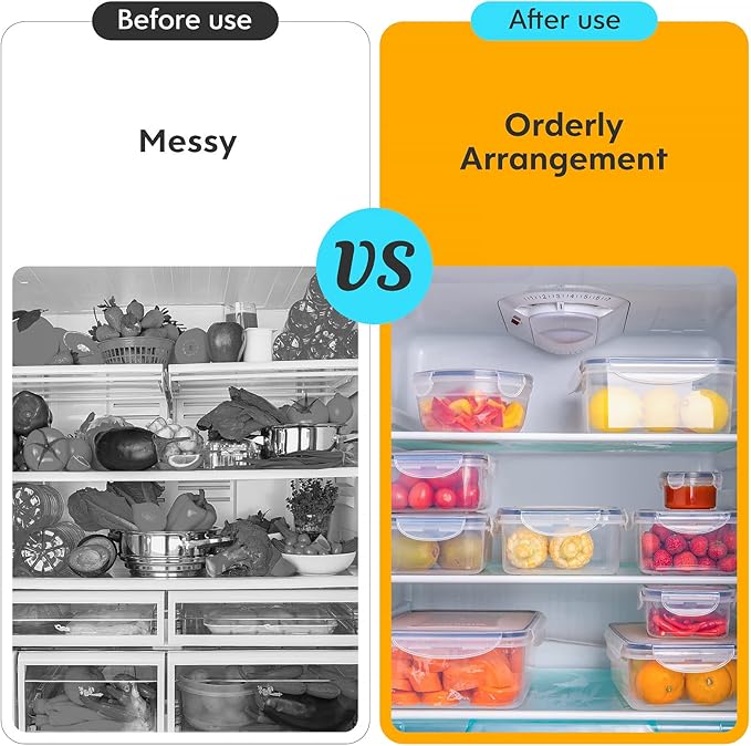 52 PCS Food Storage Containers Set