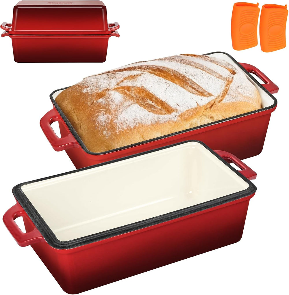Wildone Enameled Cast Iron Bread Loaf Pan