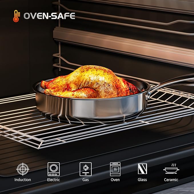 Meythway Pots and Pans Set Non Toxic, Kitchen Induction Cookware