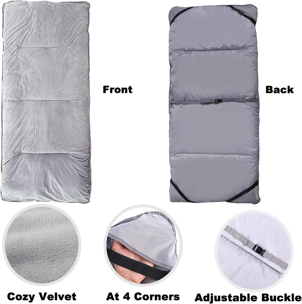 Thick Camping Sleeping Pad, Soft Comfortable Microfiber Camping Cot Pads for ...