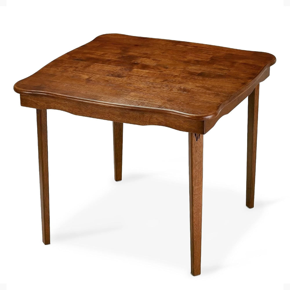 Stakmore Stylish Durable Versatile Square Folding Table, Cherry