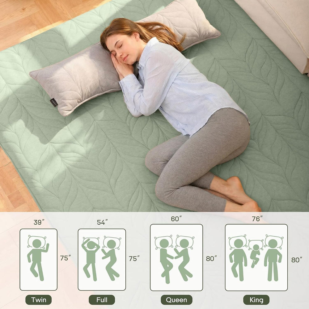 ZonLi Japanese Floor Mattress Futon Mattress Full Size 4 Inch Thick