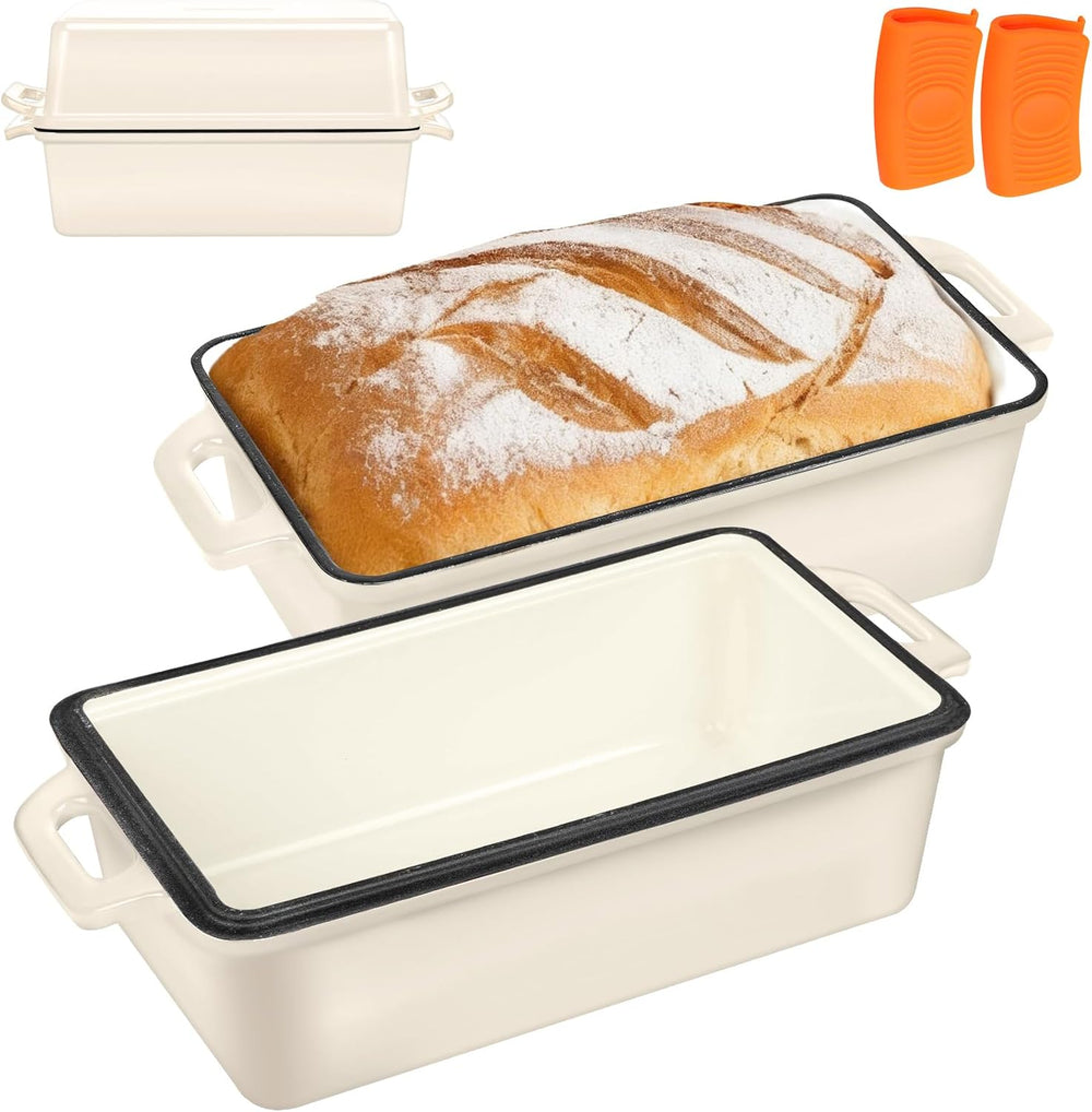 Wildone 2 in 1 Enameled Cast Iron Bread Pan