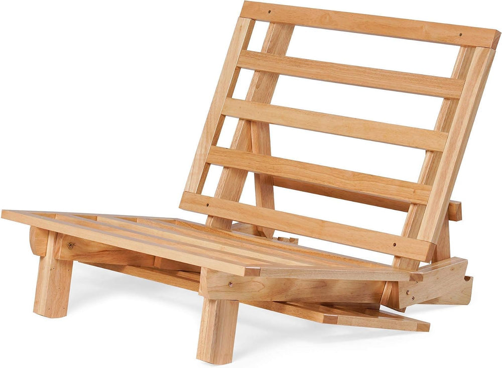 Nirvana Futons Space Saver Small Futon Sofa Bed, Sleeper Chair Lounger - (Twi...