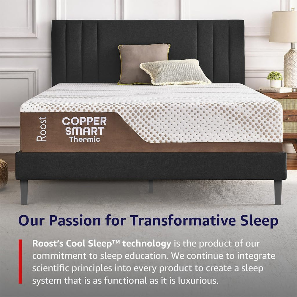 Copper Smart Cooling Hybrid Mattress, Cal King 14 Inch, Medium