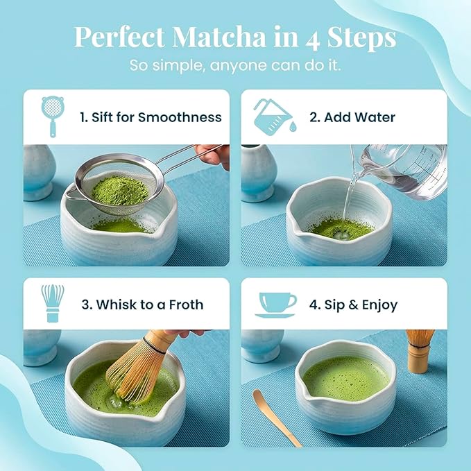 BARISTA EMPEROR® PREMIUM 8pcs MATCHA WHISK SET