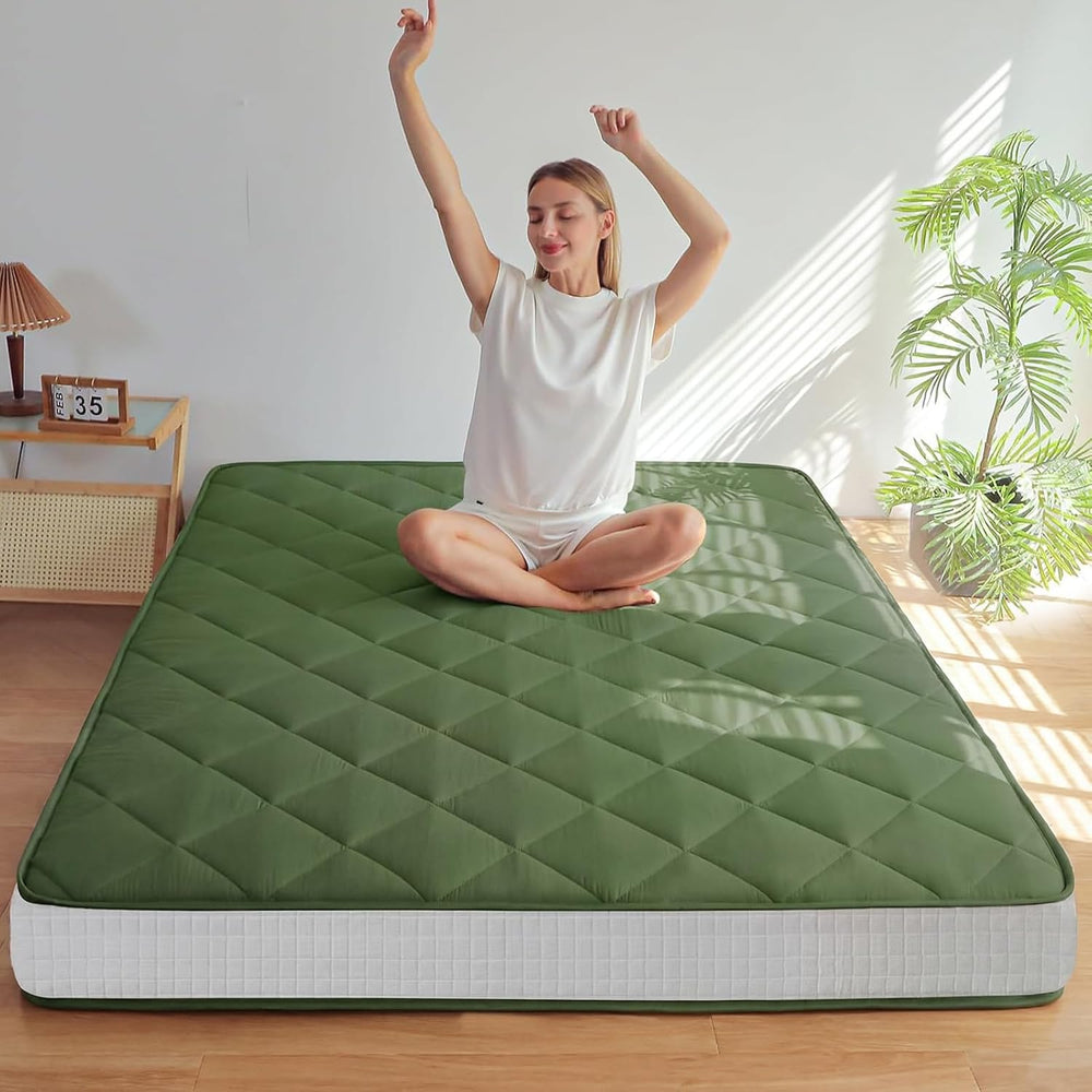 MAXYOYO 6" Extra Thick Japanese Futon Floor Mattress Foldable Queen Matt...