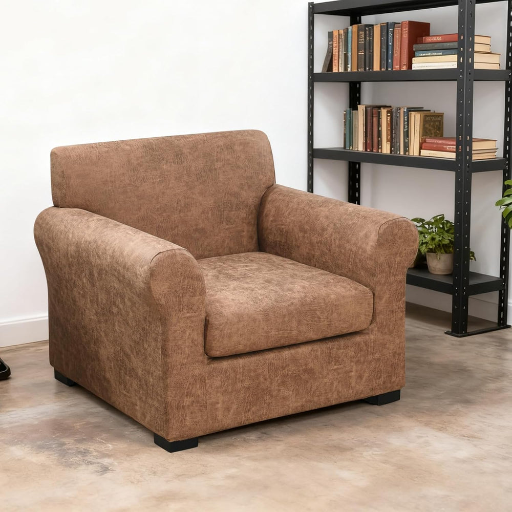 FUANGUI 2 Piece Chair Covers Armchair Arm Covers Chair Couch Covers