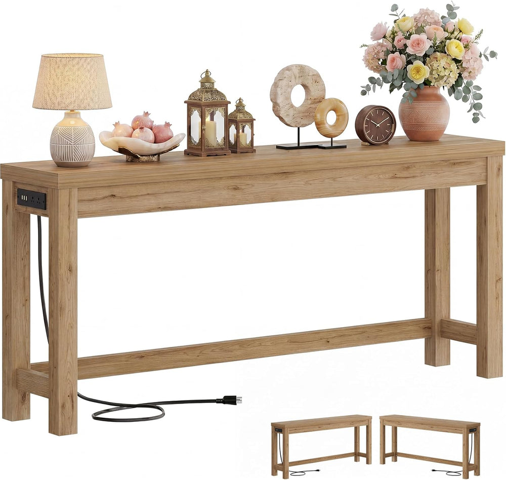 Cyclysio 63" Console Tables for Entryway, Long Console Tables for Living...