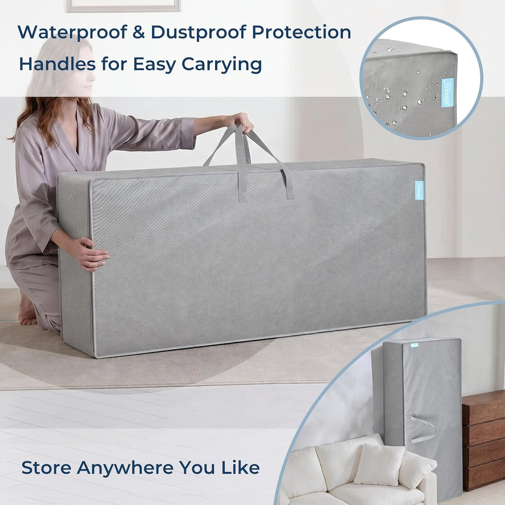 Odorless Foldable Mattress Medium Queen Size 80" x 60" x 6"