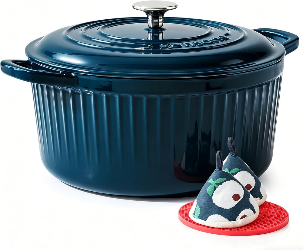 SENSARTE Enameled Cast Iron Dutch Oven Pot