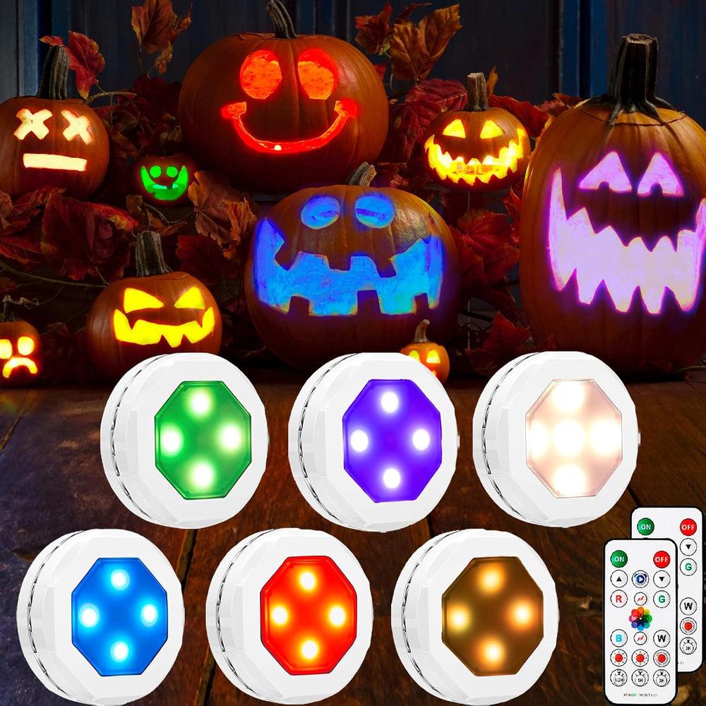 Halloween Pumpkin Lights, Pumpkin Lights with Remote Control