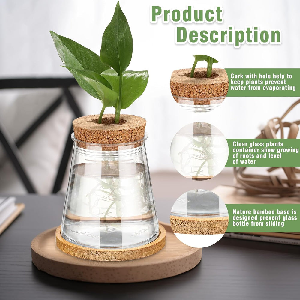 Baderke 12 Pack Propagation Vases for Plants
