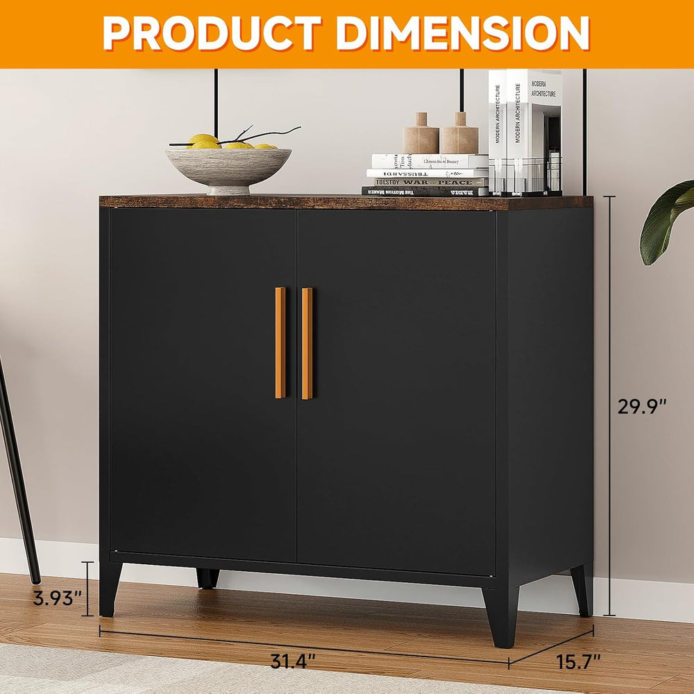 STANI Coffee Bar Cabinet with Storage,Small Kitchen Storage Cabinet,Pantry Ca...