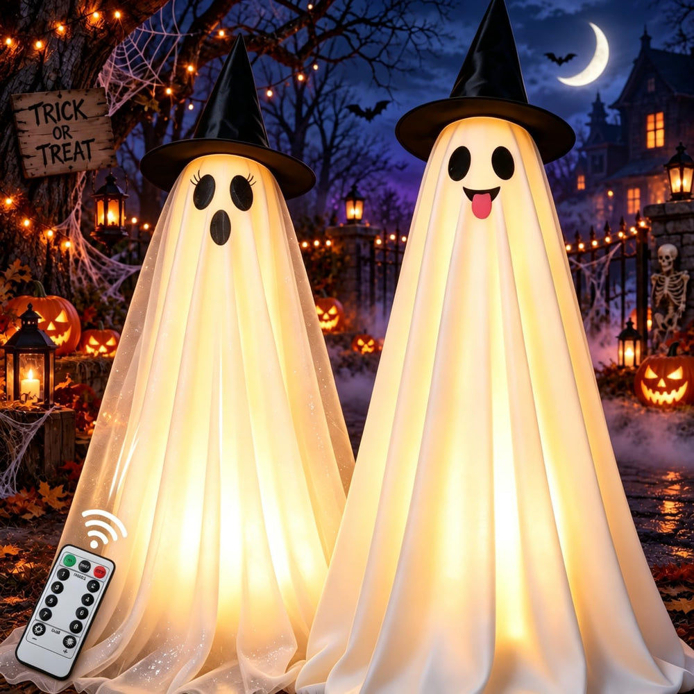 Halloween Decorations Outdoor & Indoor Decor - 2 Pack 59-inch Remote Cont...