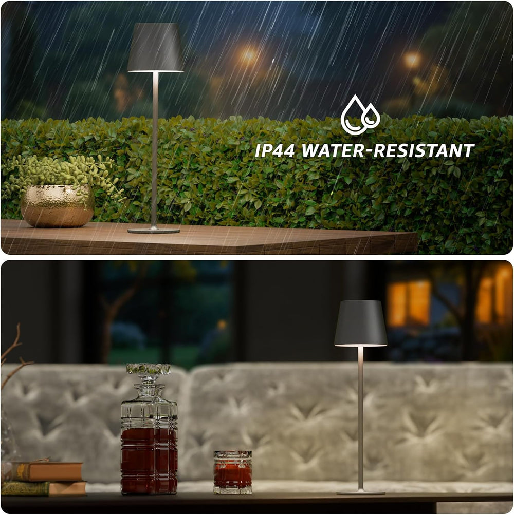 uuffoo 3 Pack Cordless Table Lamp Rechargeable 5000mAH Battery Operated Light...