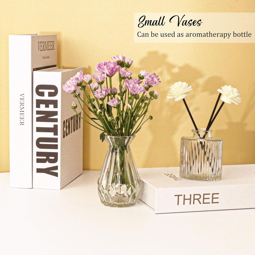 Set of 36 Glass Bud Vases Small Flower Vases for Centerpieces