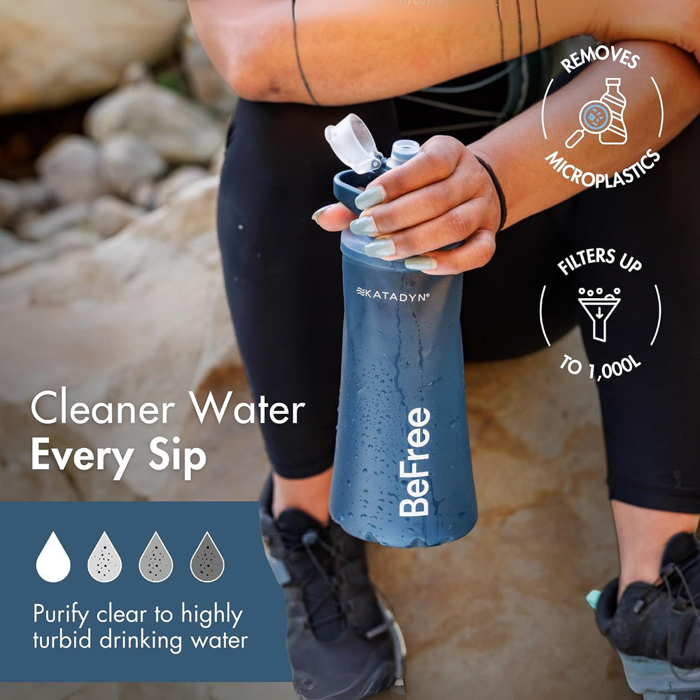 Katadyn BeFree AC Replacement Cartridge for 0.5L & 1.0L Bottle, Slate Blue