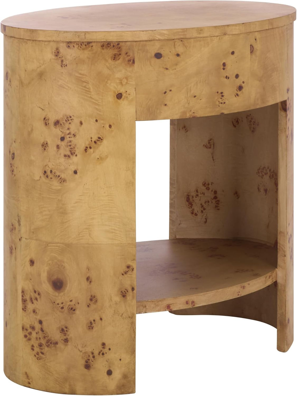 SAFAVIEH Home Collection - Philippe Natural Brown Oval Top Accent Table, 1 Dr...