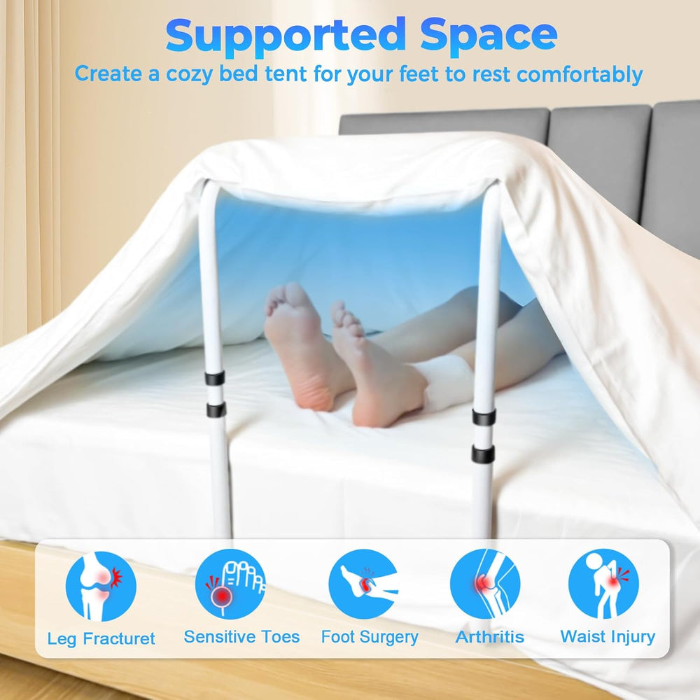 Blanket Lifter for Feet, Height Adjustable Non-Slip Blanket Lifters for Foot ...
