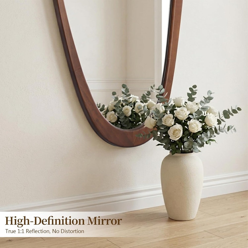 WallBeyond 48" H x 22" W Asymmetrical Mirror, Irregular Wall Mirror...