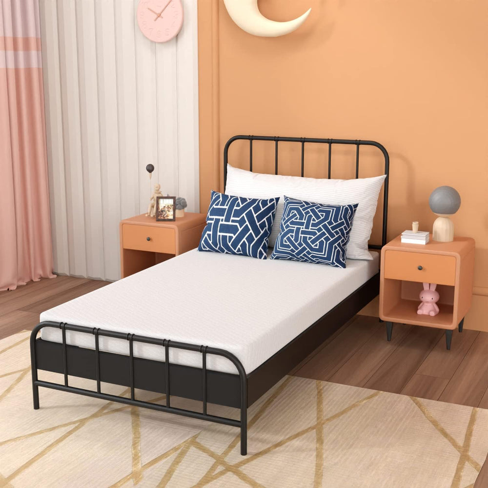 PayLessHere 5 Inch Twin Gel Memory Foam Mattress Fiberglass Free/CertiPUR-US ...