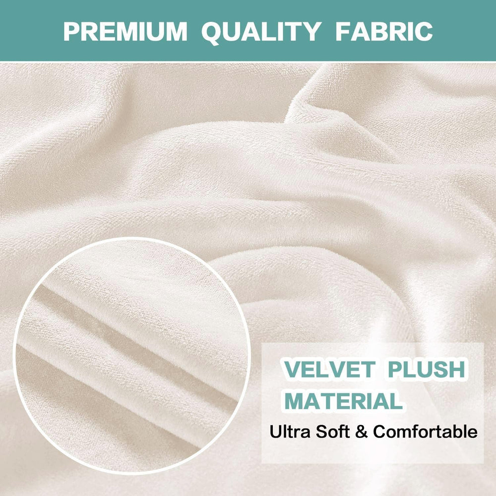 Turquoize Velvet Chair Covers for Living Room Stretch Slip Covers for Armchai...