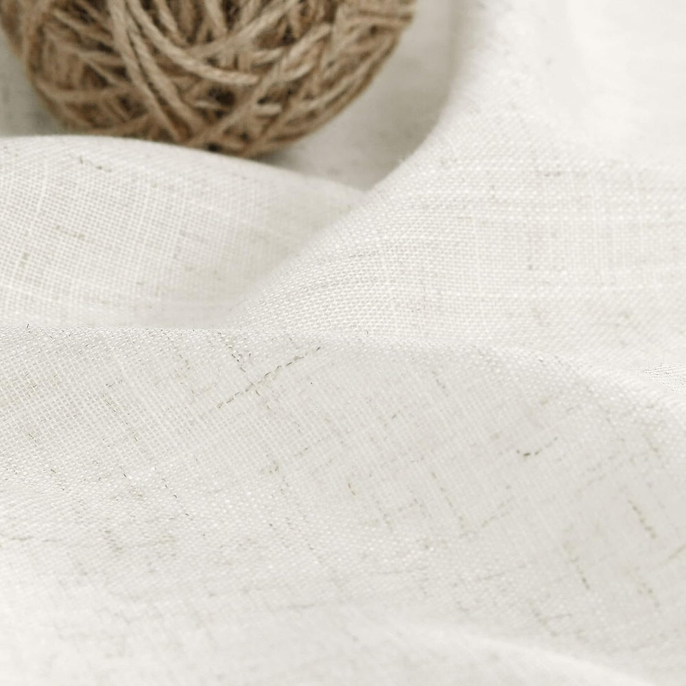 Extra Long Curtains 120 inch Length 2 Panels Back Tab Neutral Farmhouse Drape...