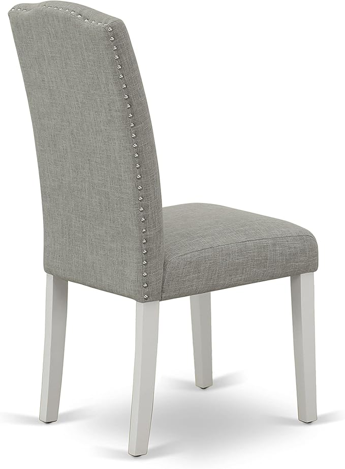 East West Furniture X097EN206-6 6 Piece Dining Set Contains a Rectangle Dinin...
