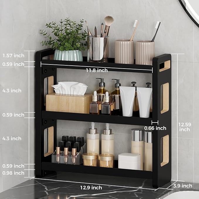 Bathroom Counter Organizer, Bathroom Counter Shelf, Bathroom Organizers